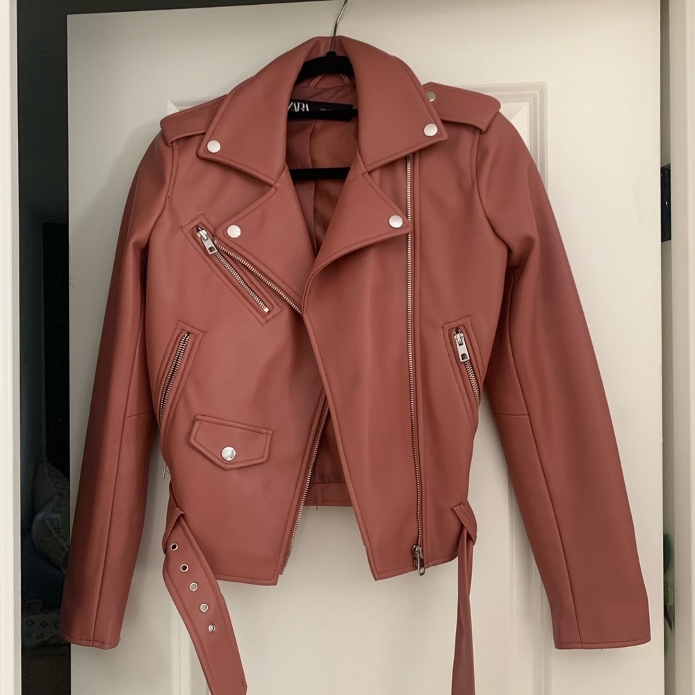 ZARA Faux Leather Jacket